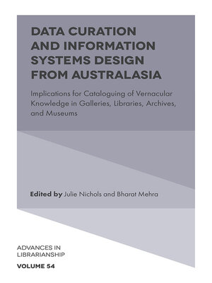 cover image of Data Curation and Information Systems Design from Australasia
